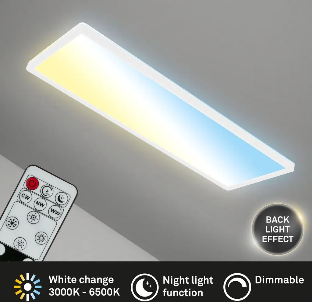 Pannello LED BRILONER CCT: Luce Retroilluminata e Memory Function - 2