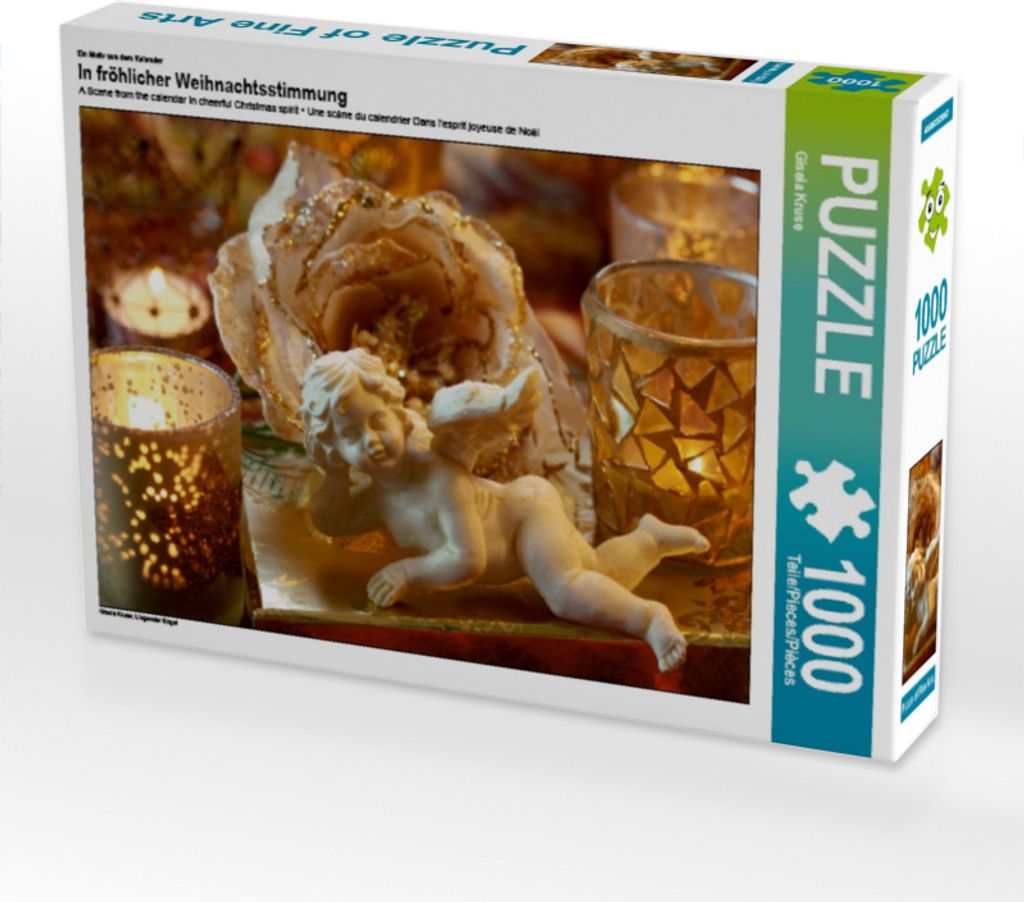 Calvendo Ein Motiv aus dem Kalender In fröhlicher Weihnachtsstimmung 1000 Teile Puzzle quer 640x480mm, Kruse Gisela; 7330754