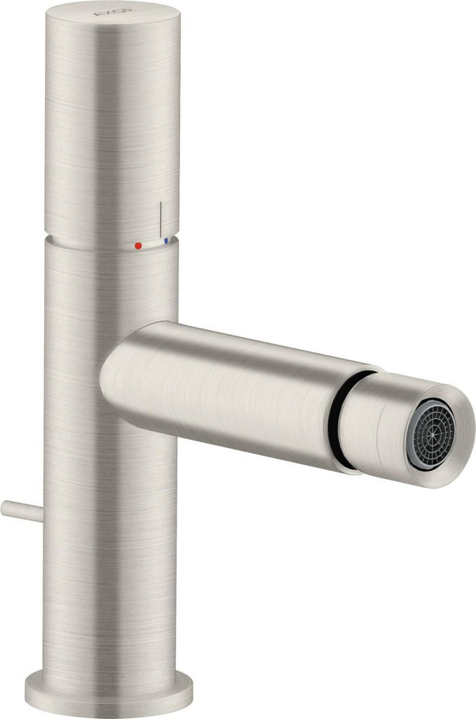 hansgrohe AXOR Uno Einhebel-Bidetmischer, Zerogriff, Zugstangen-Ablaufgarnitur, 45200800