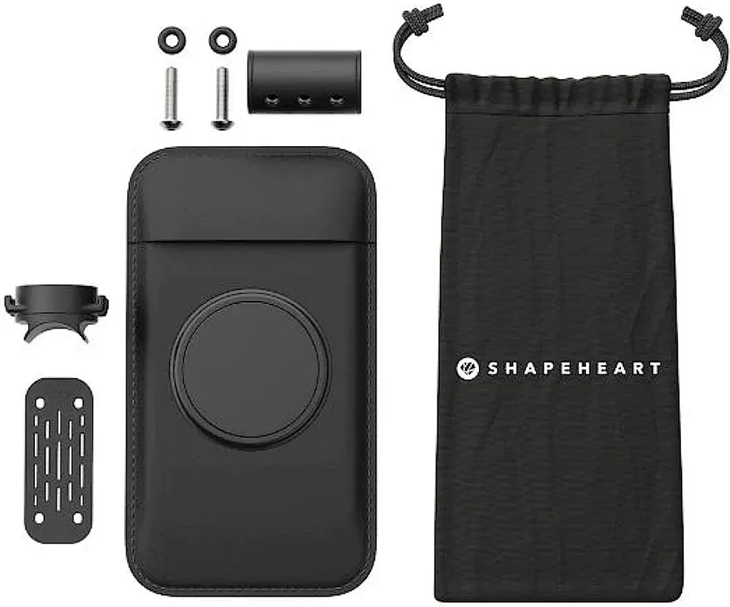 Shapeheart Scooter Bundle Support Magnétique Smartphone Tableau de Bord 2XL