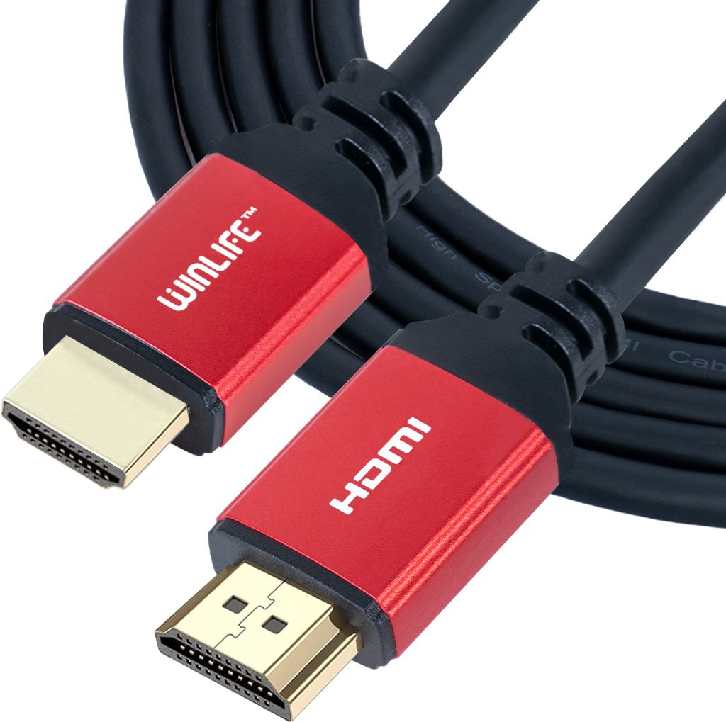 HDMI Kabel 2m – Ultra HD 4K 60Hz | HDMI 2.0 High Speed Kabel 18 Gbit/s für TV, Beamer, Konsole, PC