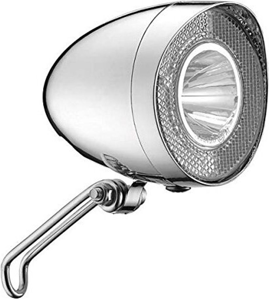 Union Scheinwerfer 4928 Fahrradlicht Dynamo chrom Standlicht Sensor chrom
