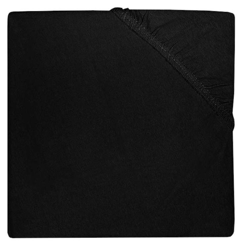 Spannbettlaken Jersey 40/50x80/90cm - Black Produktbild 