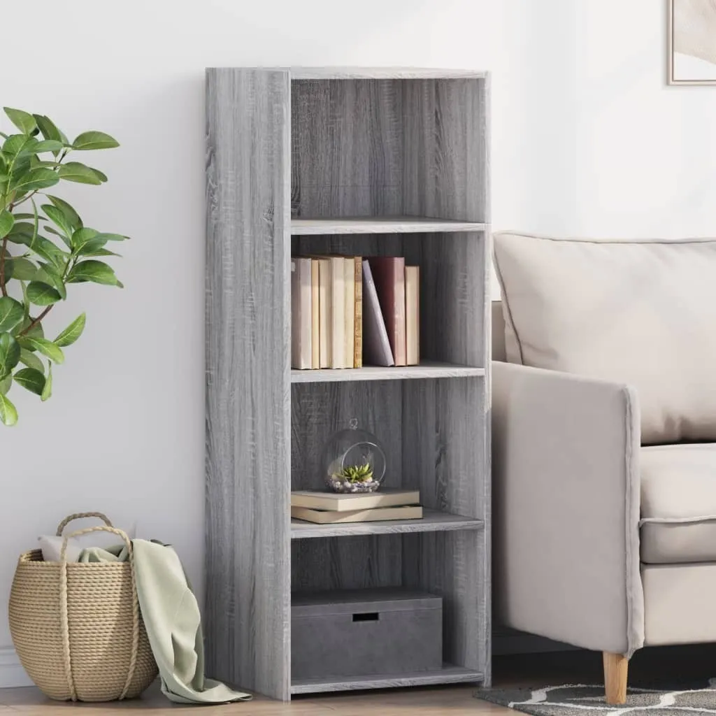 Vetrinetta Espositiva Grigio Sonoma 124cm Mobili2025 - Stile e Ordine