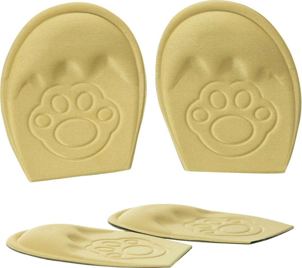 Einlegesohlen Für Schuhe, Fußkissenpolster, Mittelfußvorfuß-Einlagepolster, Material, Beige, 11x8,5 cm