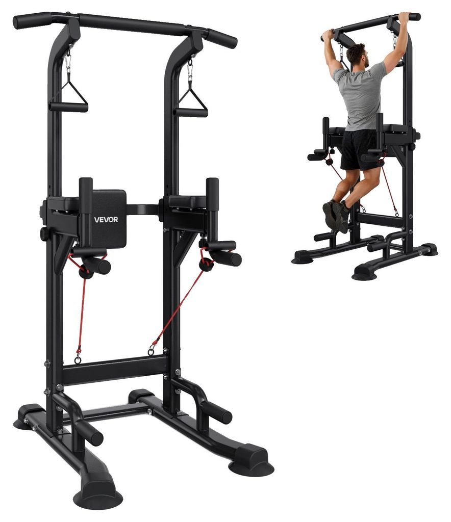 VEVOR pull-up bar pull-up station power tower dip station s Obrázok produktu 