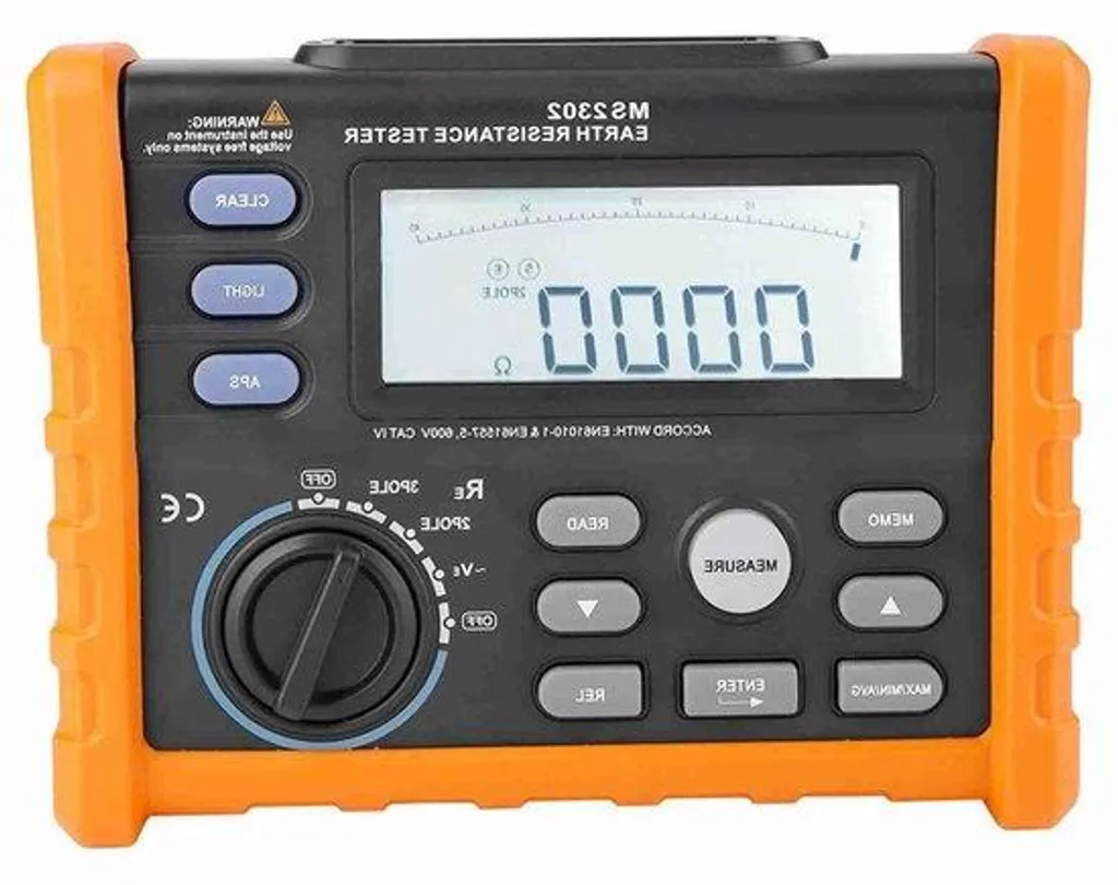 Pince ampèremétrique avec écran LCD rétroéclairé et ohmmètre 0-4 kΩ