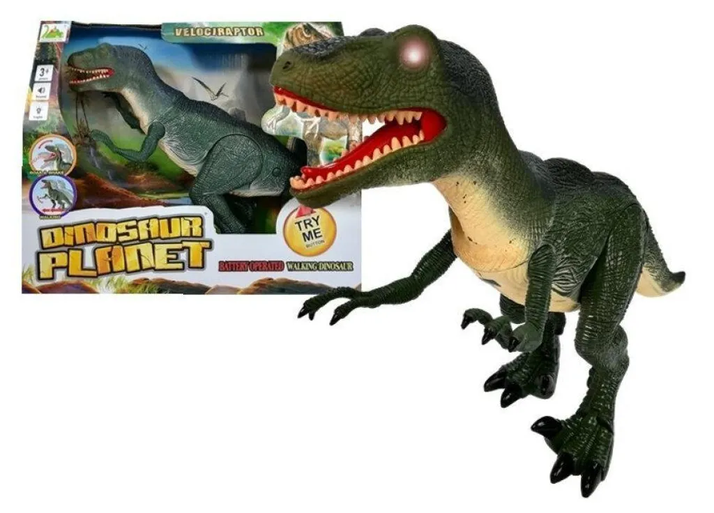 Dinosaure Velociraptor pour Enfant Jouet Interactif Cadeau Anniversaire