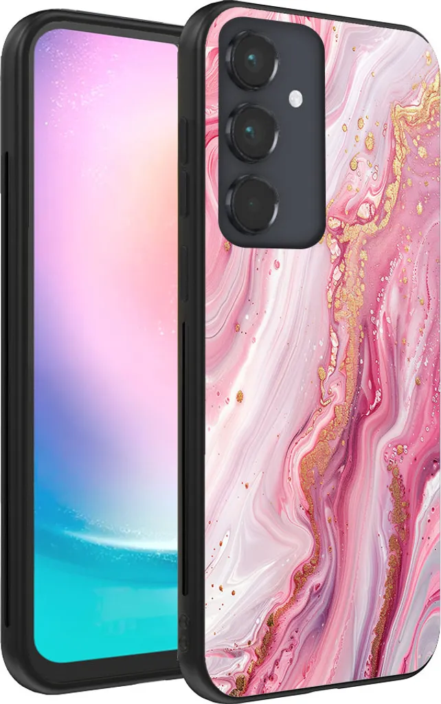 Custodia Samsung Galaxy A24 4G Smartphonica - Marmo Rosa Chic