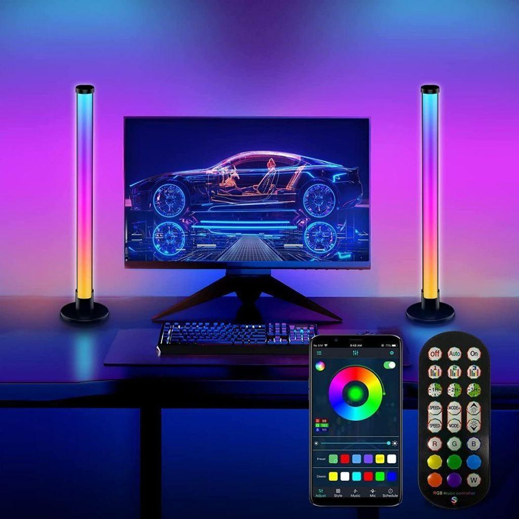 RGB Streifen Smart Led Lightbar Atmosphäre Lampe TV Led Hintergrundbeleuchtung Bluetooth Musik Sync Partybeleuchtung