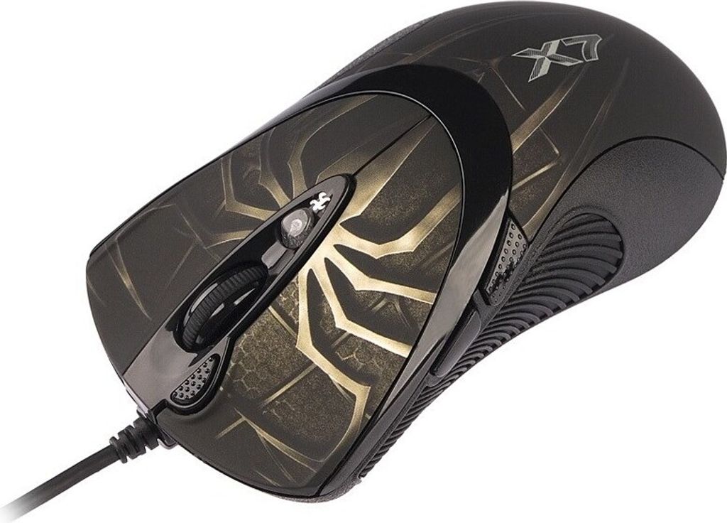 A4Tech Anti-Vibrate Laser Gaming Mouse XL-747H, rechts, Produktbild 