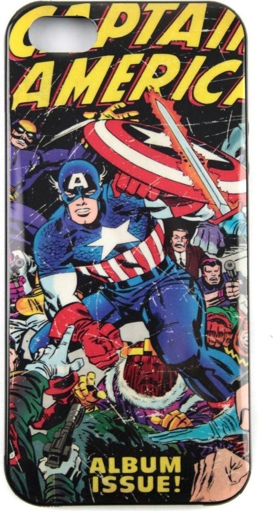 Captain America - Handyhülle "Retro", Comic NS5801 (Einheitsgröße) (Bunt)