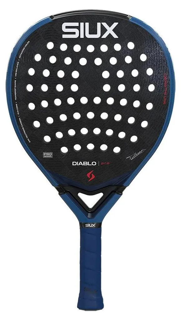 Siux Diablo Pro 2026 Royal Blue avec Carbone 18K et Gomme EVA Ultra Soft