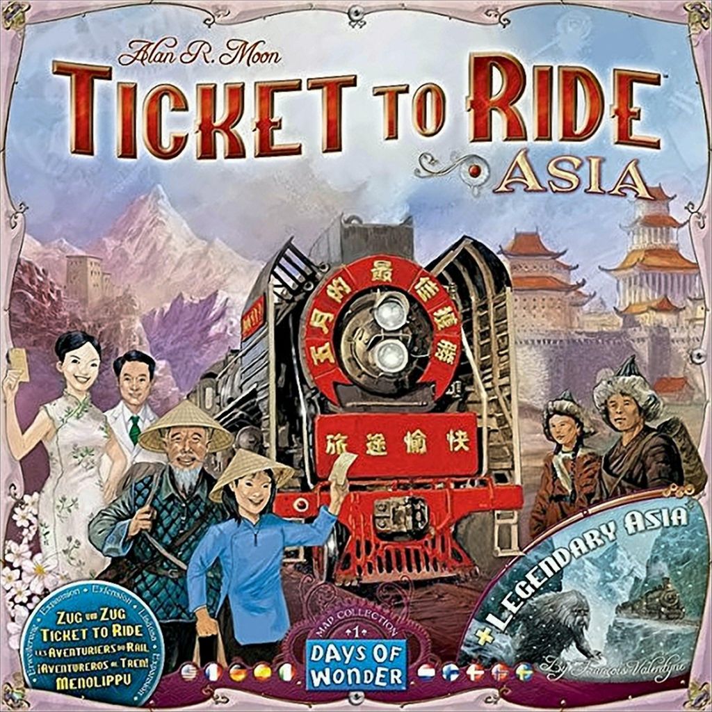 Collection de cartes Ticket to Ride Asie Image du produit 