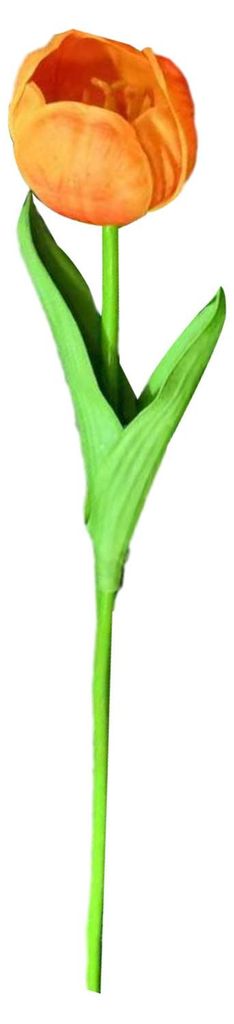 Realistisch wirkende künstliche Tulpe, 35 cm (13,7 Zoll), PolyurethanKunsttulpe mit langem Stiel, ideal für Hochzeiten, Tischdekorationen, Frühl...