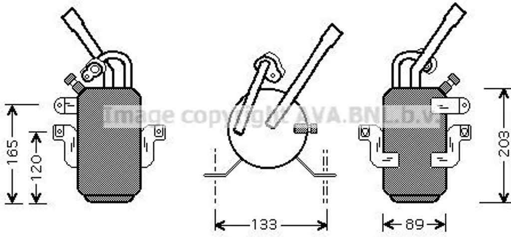 Support Thermique pour Ford Focus DAW DBW DNW - PRASCO FDD311 OE 1062340
