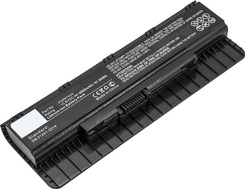 Batterie PC Portable ASUS G551 Series - Li-ion 51.8Wh MBXAS-BA0100 Noire
