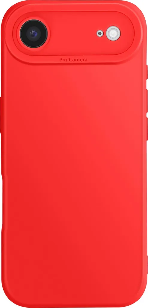 Custodia iPhone Air Avizar Silicone Rosso - Protezione Camera Top
