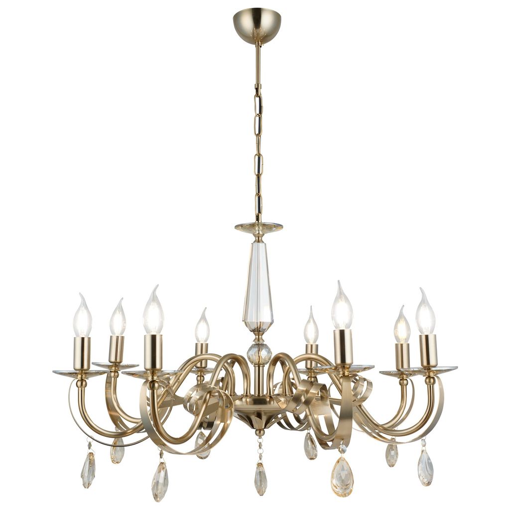Opviq, Castro - 52-08, Kronleuchter, METALLKÖRPER, Antiquität, 92 x 10 x 10 cm