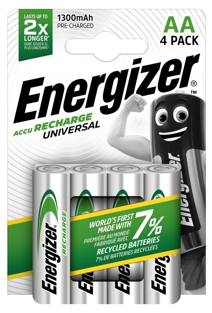 Energizer Mignon (AA)-Akku NiMH Universal HR06 1300 mAh 1.2 Immagine del prodotto 