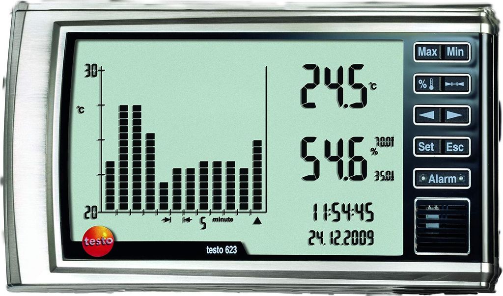 testo - 623 - 0560 6230 - Thermo-Hygrometer zur Messung von Luftfeuchtigkeit und Temperatur