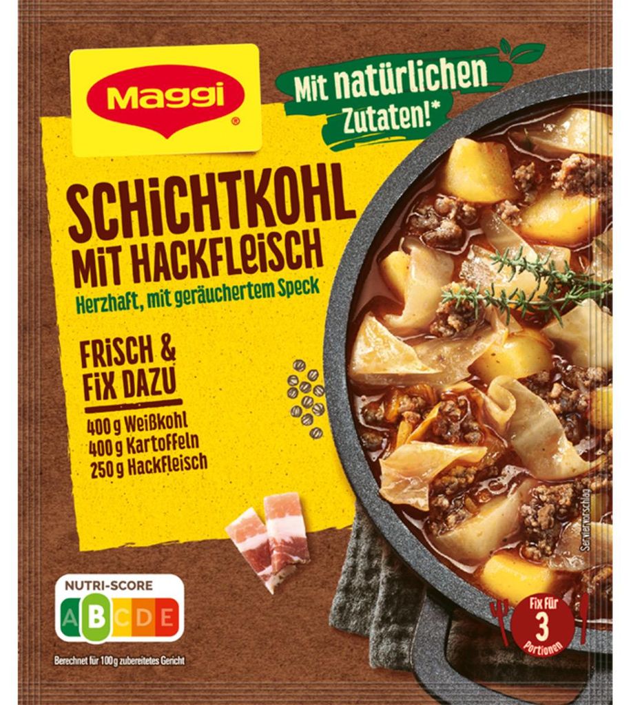 Maggi Fix do gołąbków z mięsem mielonym i wędzonym boczkiem Zdjęcie produktu 