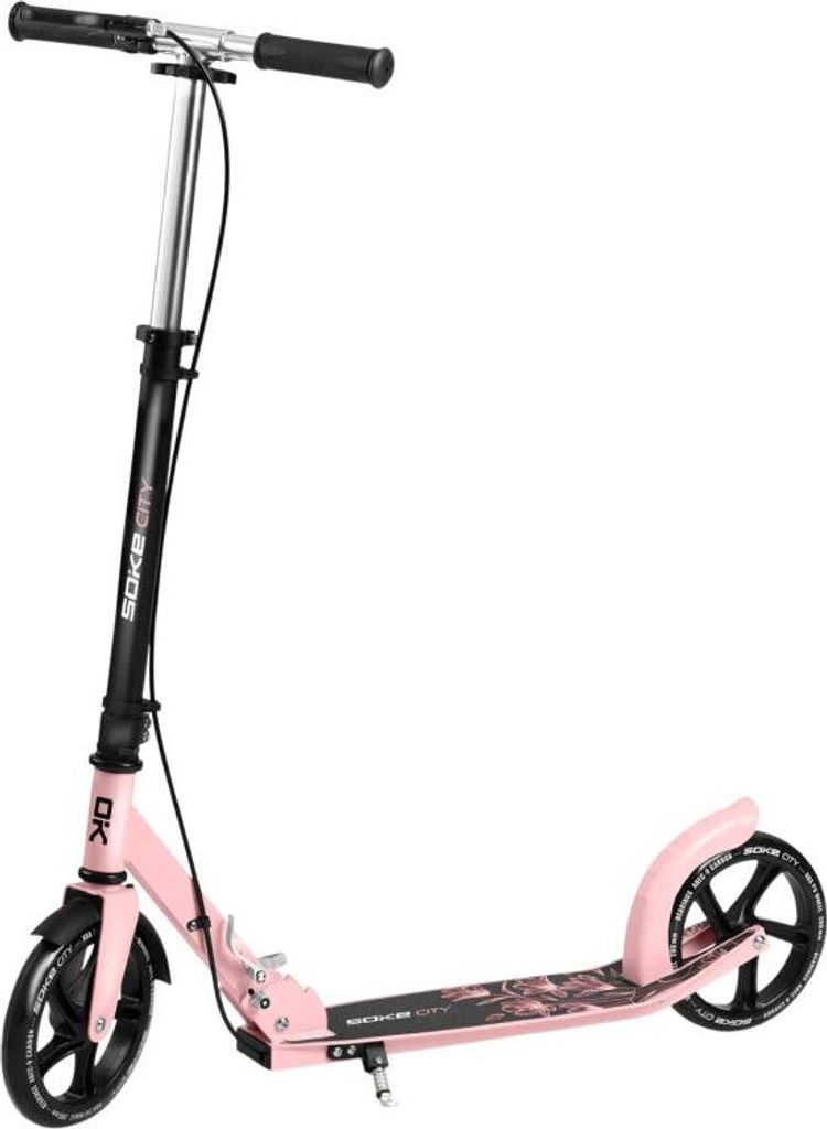 Scooter Soke City schwarz und rosa