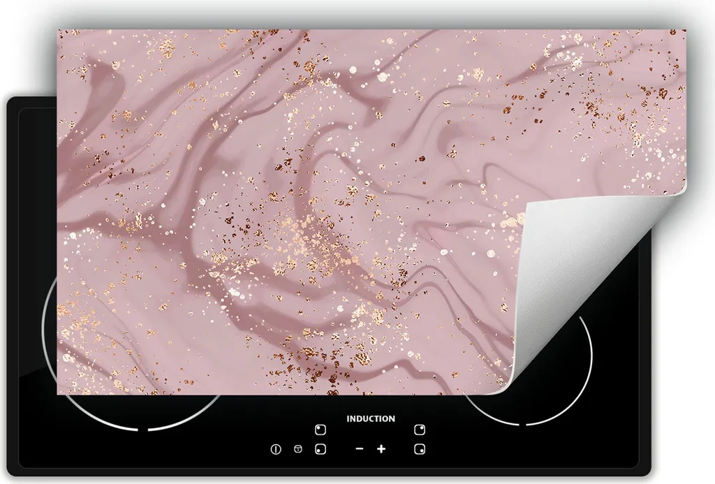 Coprifornelli 90x52 cm DarHaus Marmo Rosa - Protezione Top Cucina