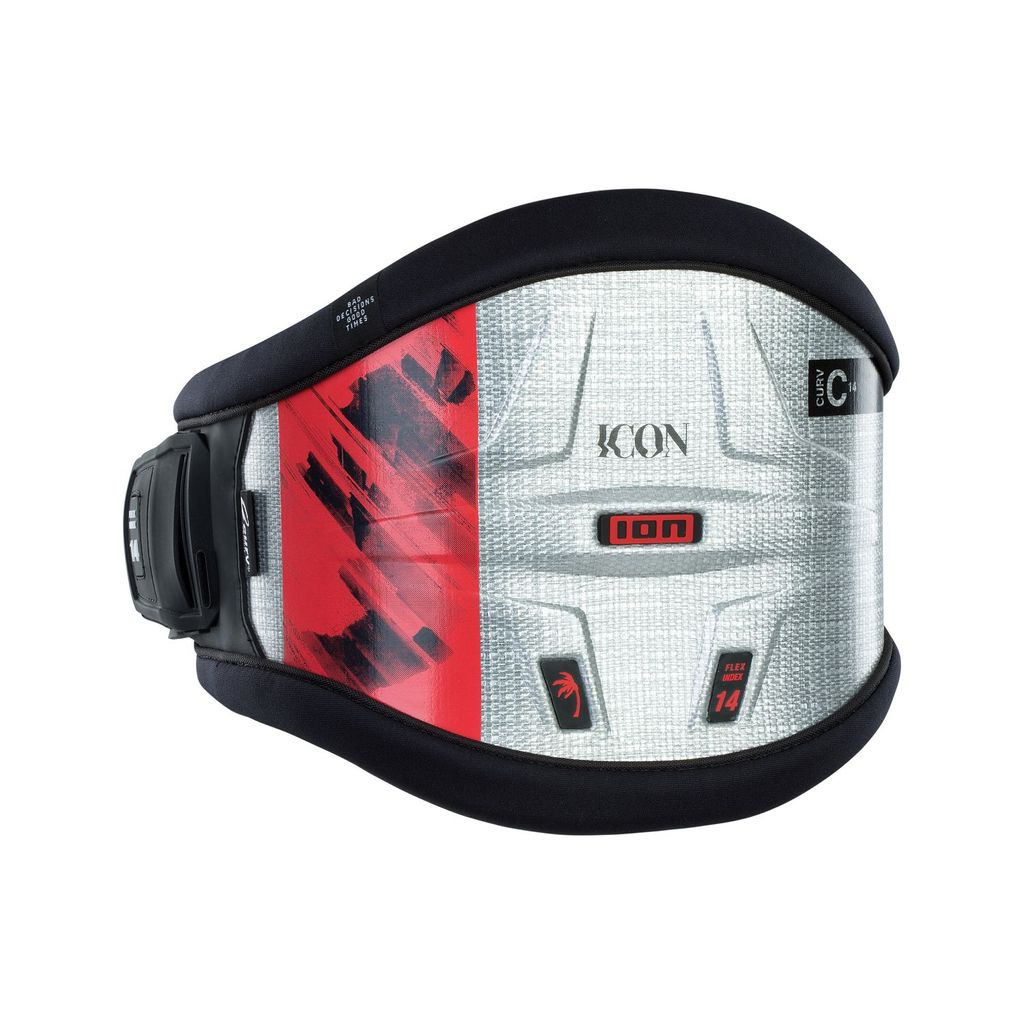 Ion Surf Waist Icon Curv 14 Gurtzeug Silber XL Silber XL