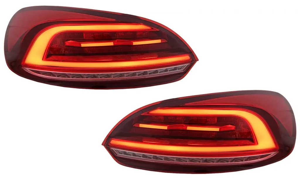 Blocs optiques arrière LED VW Scirocco Mk3 avec clignotants à défilement