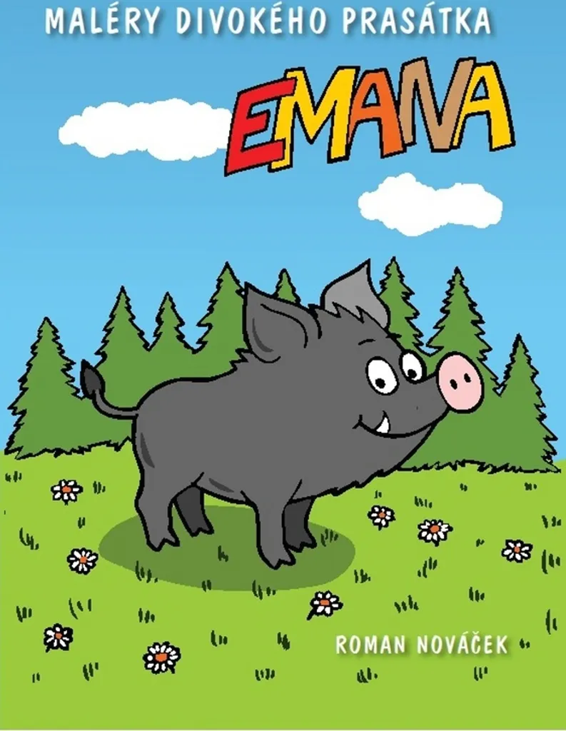 Livre éducatif sur la forêt : Maléry divokého prasátka Emana - Eman