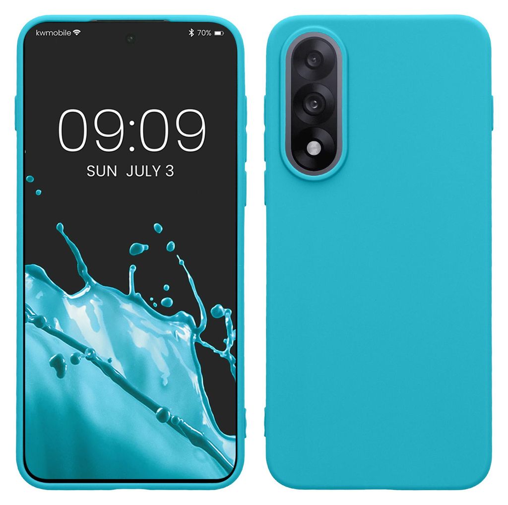 kwmobile Handyhülle für OnePlus Nord 5 Hülle - TPU Case - Kabelloses Laden - Schutzhülle Cover in Cool Glacier