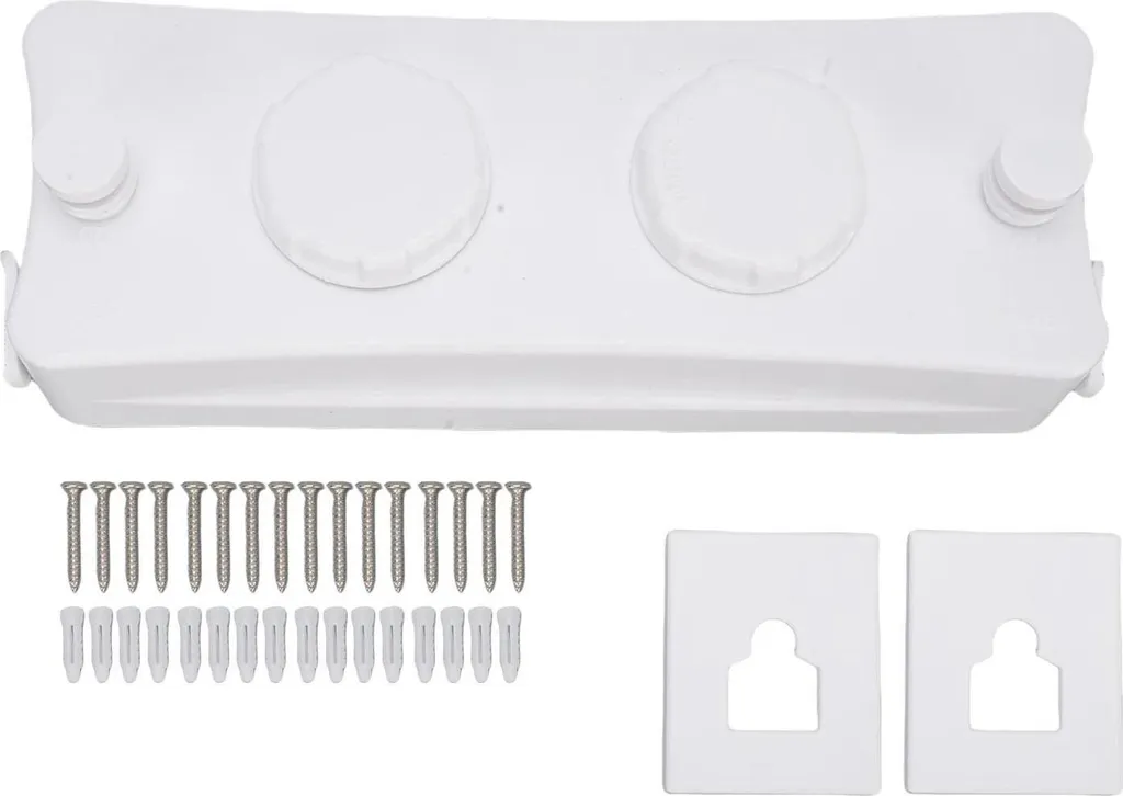 Séchoir à linge intérieur anti-rouille extensible en acier inox blanc