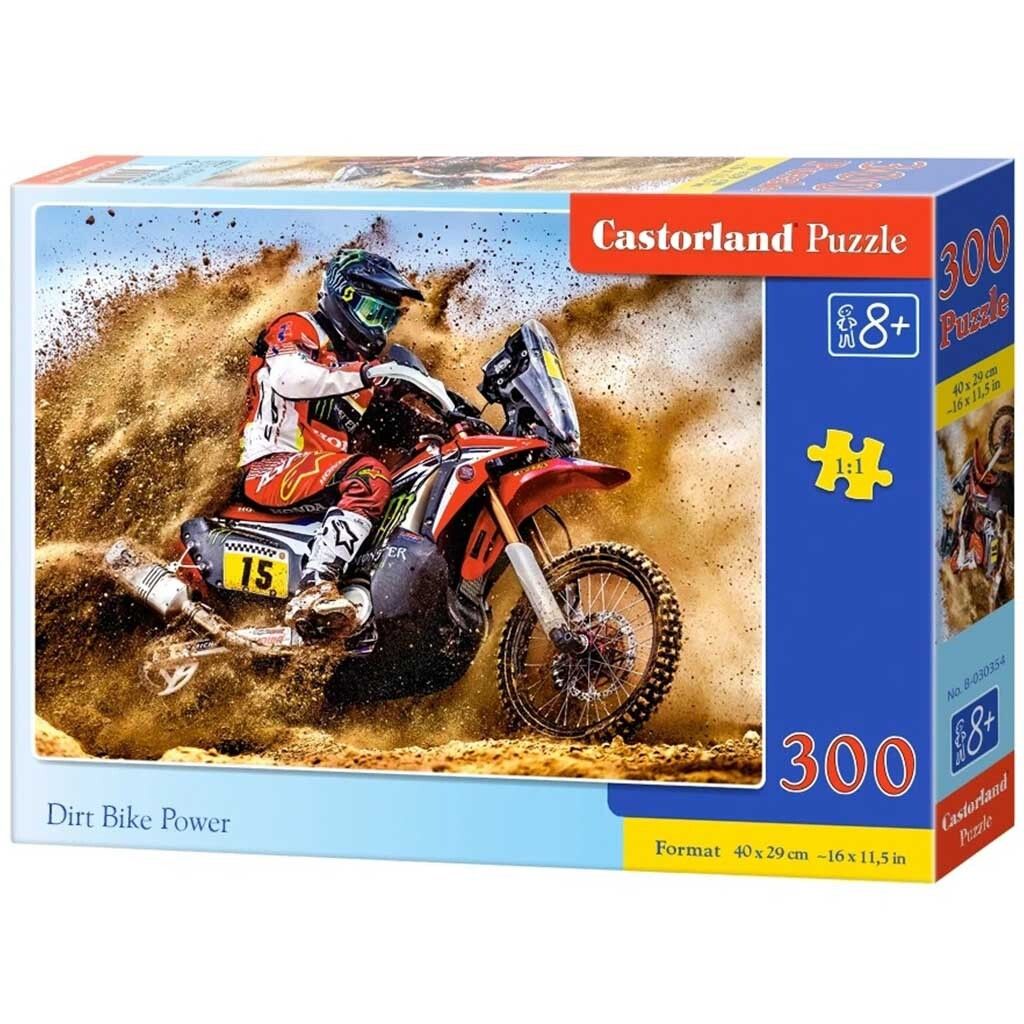 puzzle Dirt Bike Power box marrone 300 pezzi Immagine del prodotto 