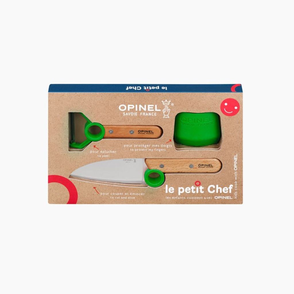 Opinel Kinder Küchenutensilien Set - Holzgriff - 3-teilig - Produktbild 