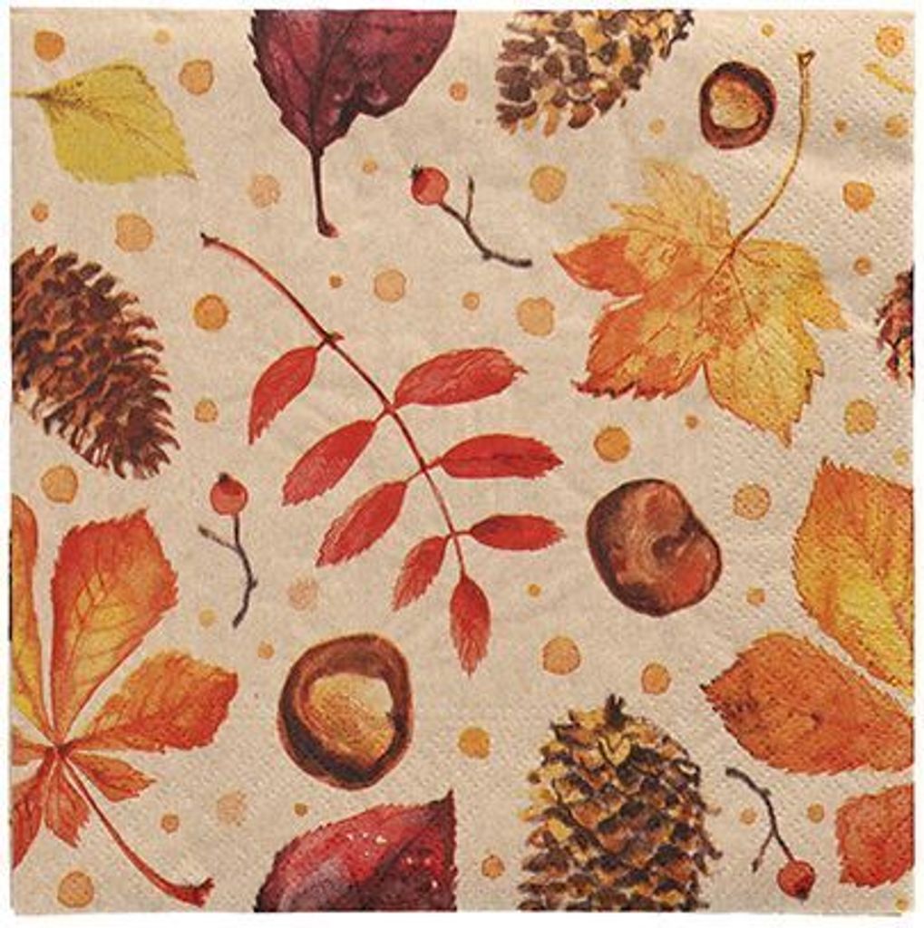 Servietten 33 cm 3-lagig Cozy Winter | Packung (250 Stück) main image 1
