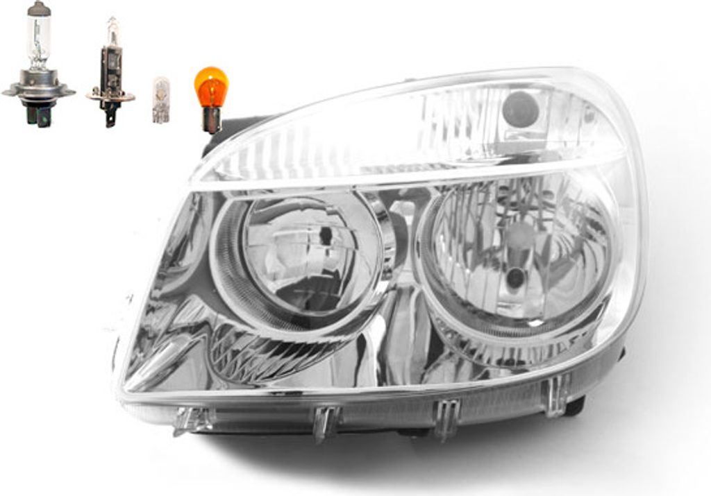 Johns, Scheinwerfer Halogen passend für Fiat Doblo 119 223 10/2005 - Links Leuchtmittel 51755051 0051755051 51805935 0051805935 0000051755051