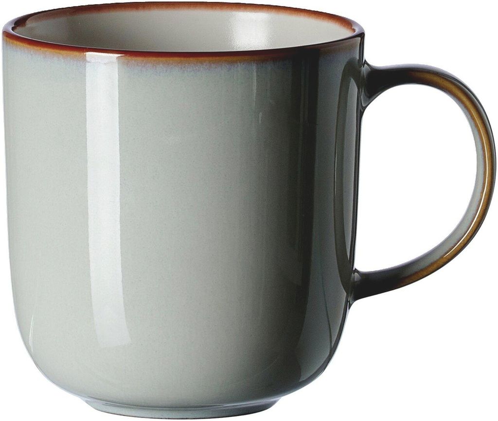 Kaffeebecher portofino - 400 ml Steinzeug grau 6 Stück. Produktbild 