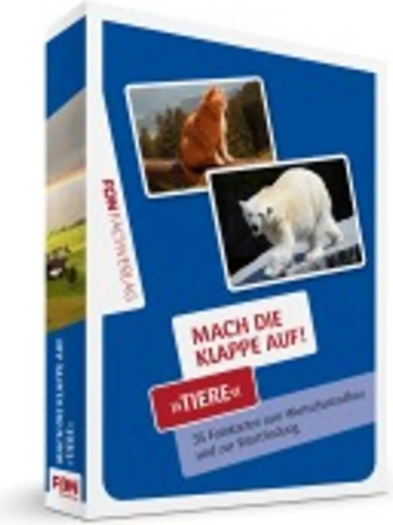 Livre cartonné Mach die Klappe auf - Tiere contre l'ennui des petits