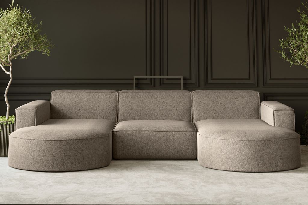 Kaiser Möbel Ecksofa, Sofa U form, Couch U form MODENA U Produktbild 