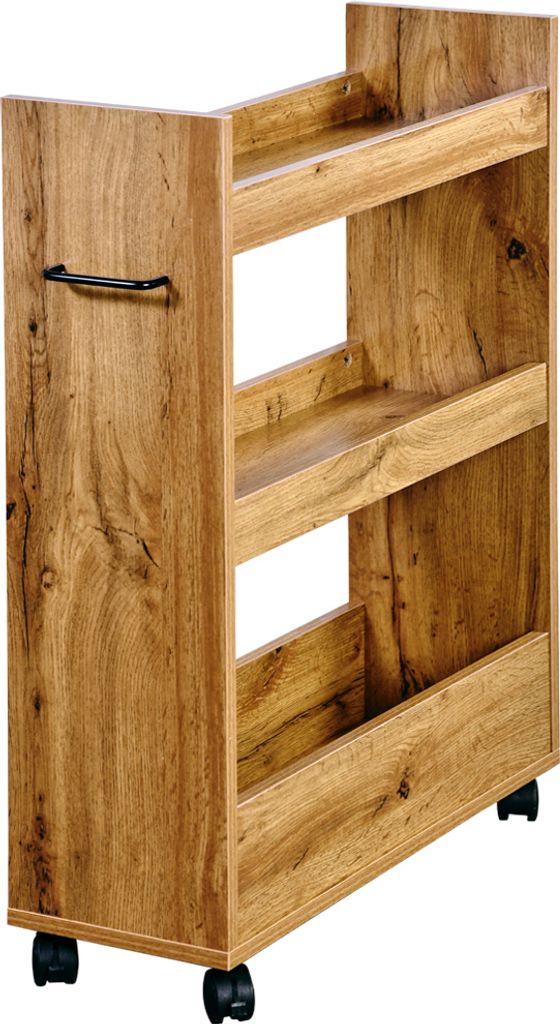 KESPER Nischenregal Küchenregal Eiche – 22x60x78cm – mit 3 Produktbild 