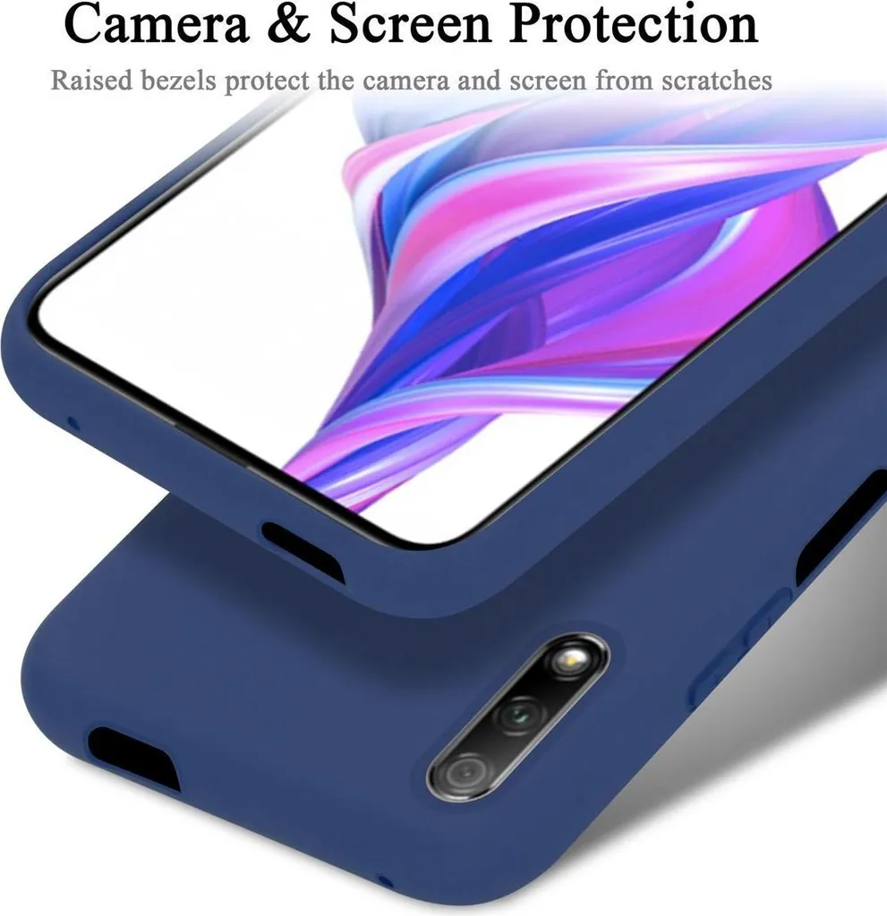 cadorabo Coque pour Huawei P9 Lite en Frost Bleu FONCÉ - Housse Protection Souple en Silicone TPU avec Anti-Choc et Anti-Rayures - Ultra Slim Fin Gel Case Cover Bumper