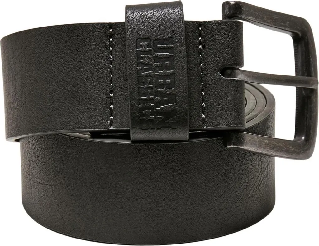 Urban Classics Small Synthetic Leather Ladies Belt, Cintura, Donna, Nero (Black), L/XL
