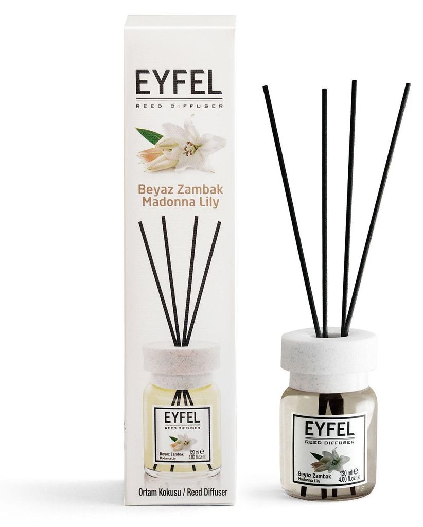 EYFEL White Lily Duftstäbchen Diffusor 120ml Produktbild 