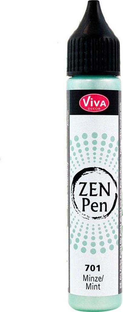 Farbe mit Applikator zum Setzen von Punkten Zen Pen - Viva Decor - Mint
