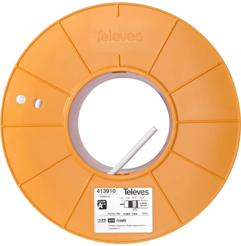 Câble coaxial anti-interférences TELEVES SK2020PLUS 100m CPR B2ca - 7