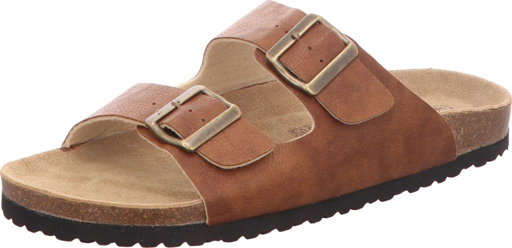 Paulo G. Herren-Pantolette mit Tieffußbett Braun, Produktbild 2