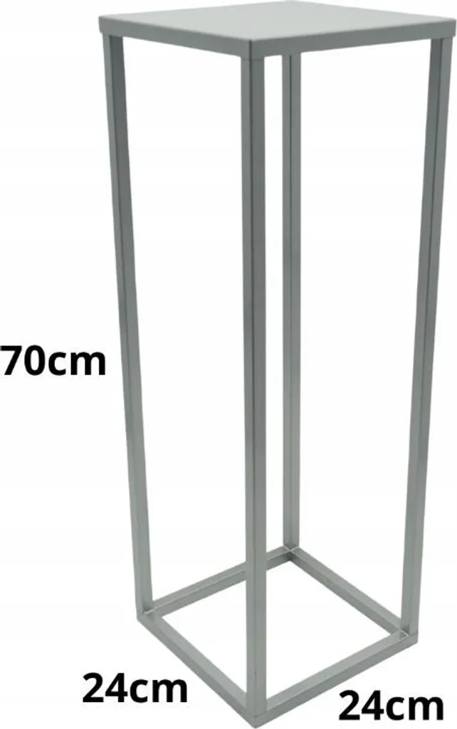 Porte-fleurs Loft SILVER SIMPLE 16 : Support stable pour grandes plantes - 2