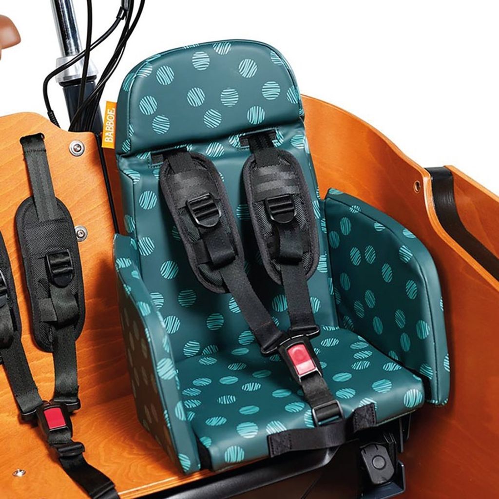 Babboe Kindersitz Luxus Dark Sage Produktbild 