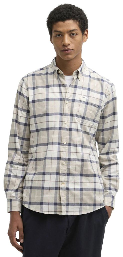 Barbour Tailored Fit Hemd blau kariert